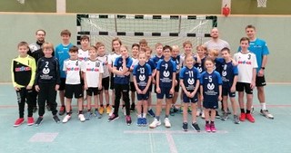 Erstes Testspiel der Silverberg-Handball-Mannschaft